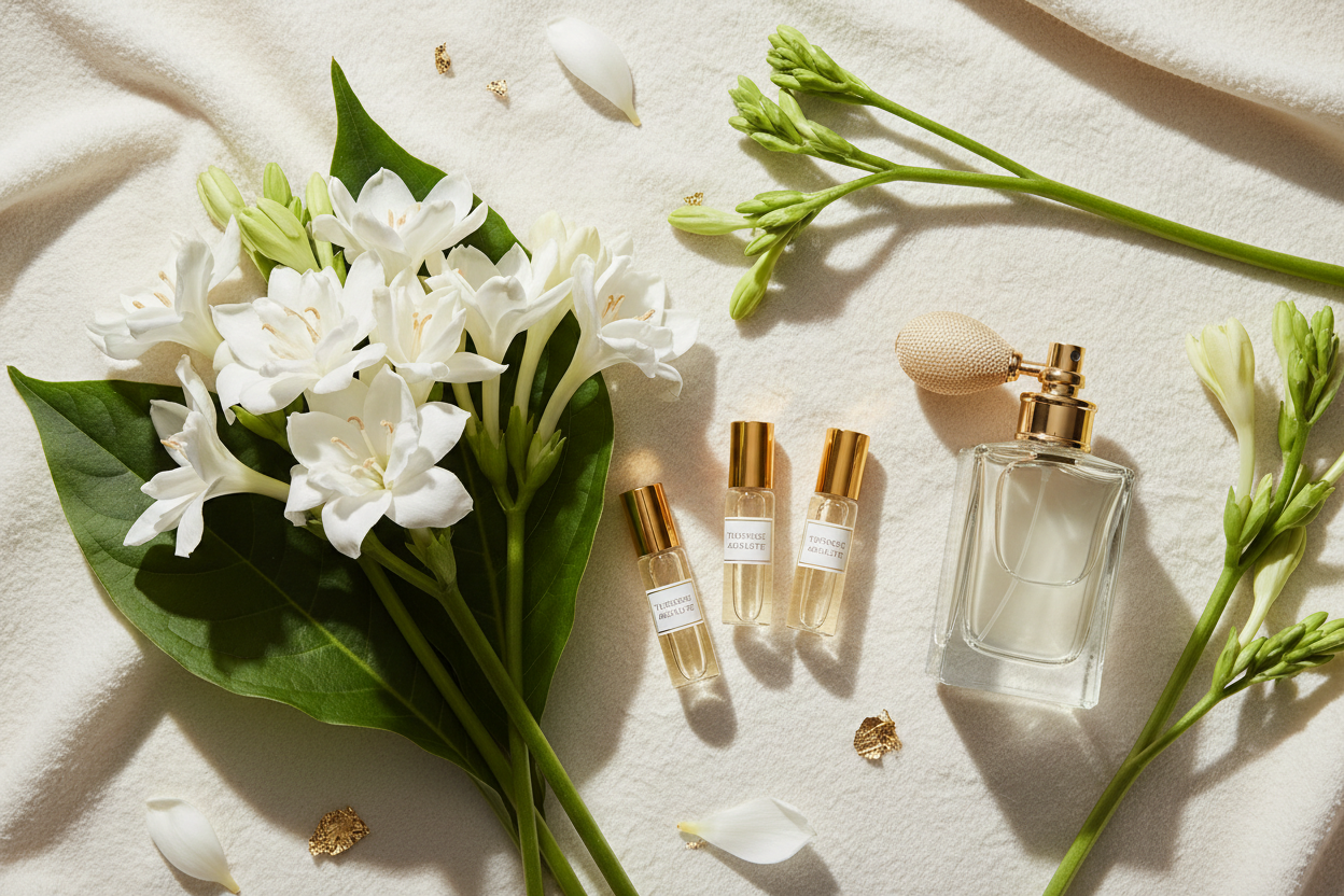 Pétalos de tuberosa: la flor que huele a piel y sensualidad